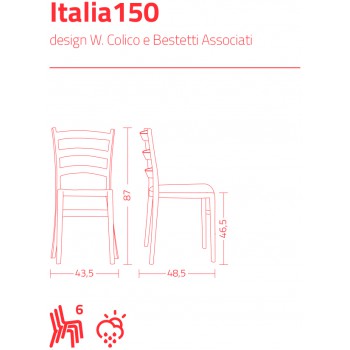 ITALIA150 COLICO chair