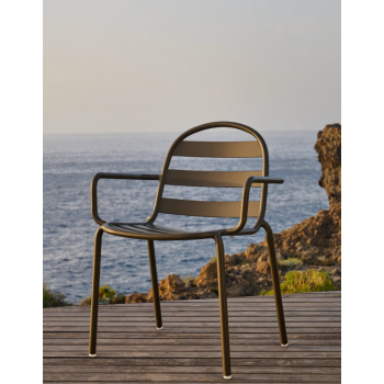 Joncols chair in painted aluminum LA FORMA