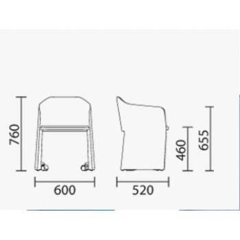 LAJA CHAIR 889G PEDRALI