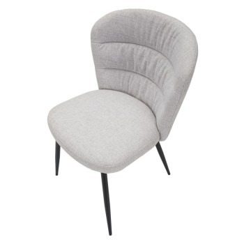 GRAY LOSANNA CHAIR SET OF 2 PCS