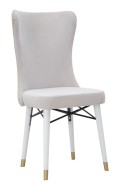 MIMOZA CHAIR CREAM SET 2PCS