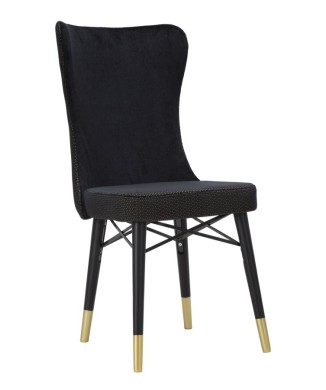 BLACK MIMOZA CHAIR SET 2PCS