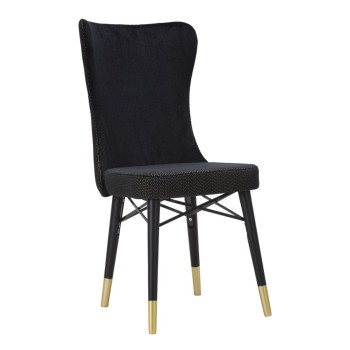 BLACK MIMOZA CHAIR SET 2PCS