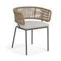 Nadin chair in beige rope