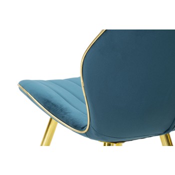 PARIS SPACE CHAIR OTTAN/GOLD SET 2 PCS