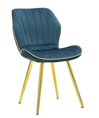 PARIS SPACE CHAIR OTTAN/GOLD SET 2 PCS