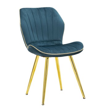 PARIS SPACE CHAIR OTTAN/GOLD SET 2 PCS