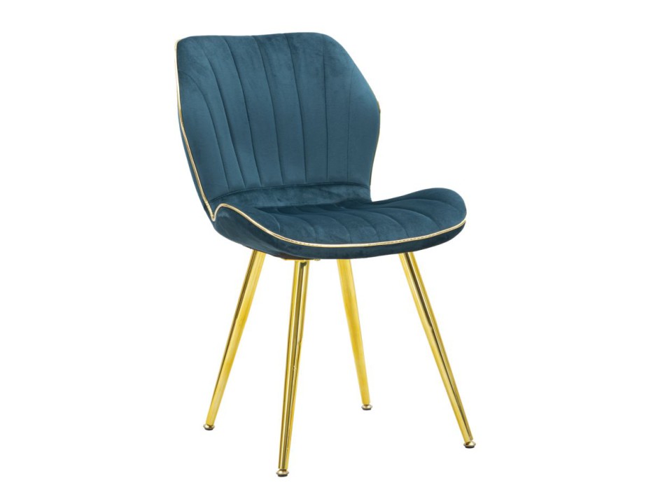 PARIS SPACE CHAIR OTTAN/GOLD SET 2 PCS