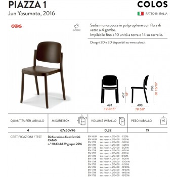 PIAZZA COLOS chair