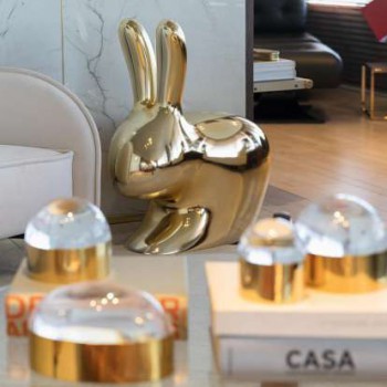 RABBIT CHAIR METAL FINISH 90004 QEEBOO