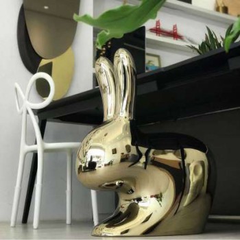 RABBIT CHAIR METAL FINISH 90004 QEEBOO