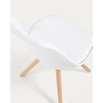 Ralf Chair with Wooden Legs