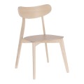 Safina chair in oak veneer and solid rubber