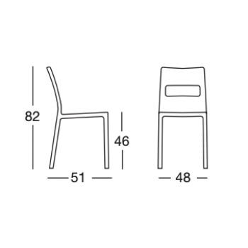 Sai chair 2275 Scab