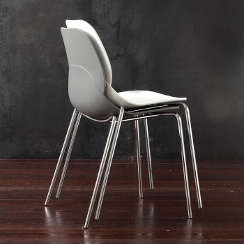 SHELL METAL CHAIR 019 LA SEGGIOLA