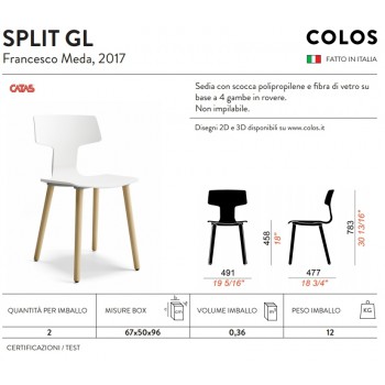 SPLIT COLOS chair