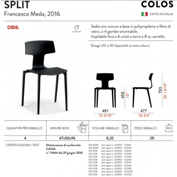 SPLIT COLOS chair