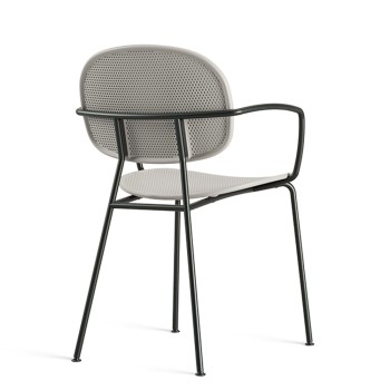 Tondina Slim chair with Infiniti Outdoor armrests