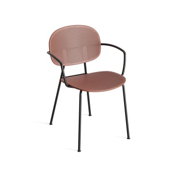 Tondina Slim chair with Infiniti Outdoor armrests