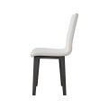 Armida chair Anthracite legs White cushion 01