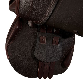 FLORENCE JUMPING SADDLE WITH WOOD AND DOUBLED LEATHER