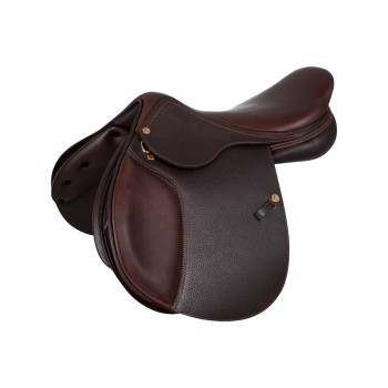 FLORENCE JUMPING SADDLE ARCIONE WOOD HAMMERED LEATHER