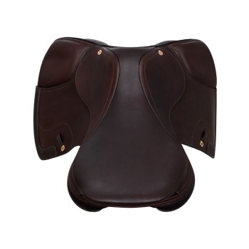 ROMA JUMPING SADDLE WITH WOOD AND DOUBLED LEATHER