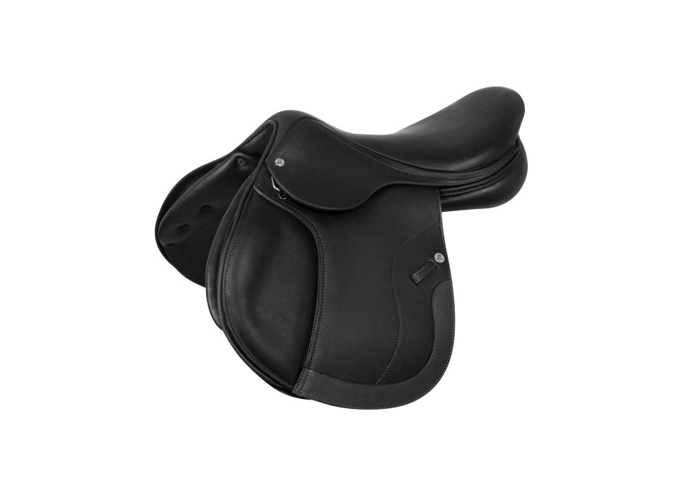 ROMA JUMPING SADDLE WITH WOOD AND DOUBLED LEATHER