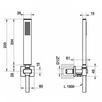 Shower set 20123 GESSI