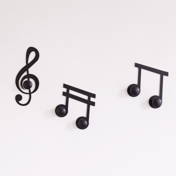 Musical Notes Hooks Set (3Pcs) 15045 Arti e Mestieri