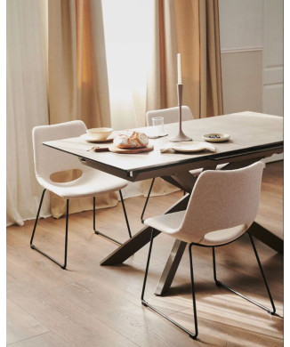 Atminda extendable table set + Zahara chairs