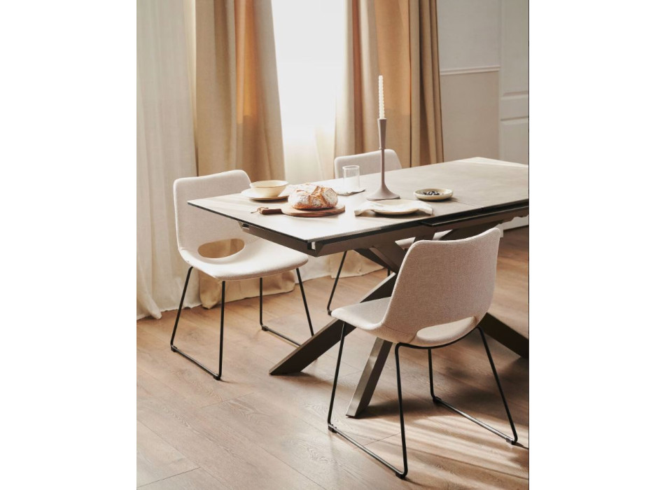 Atminda extendable table set + Zahara chairs