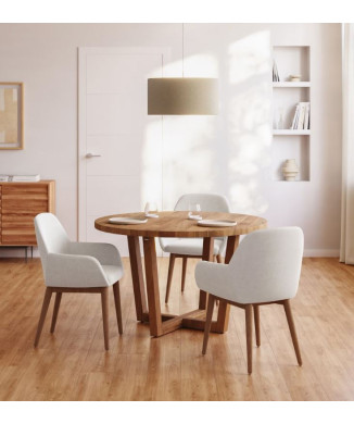 Nahla round table set + Konna chairs