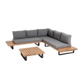 Zalika set corner sofa 5 seats and table