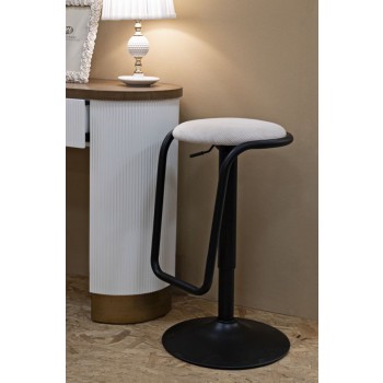 DESTINY WHITE BAR STOOL