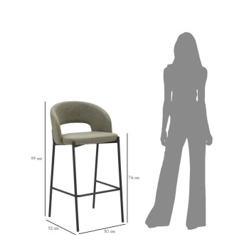 HELSINKI BAR STOOL SET 2 PCS