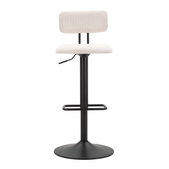 LIGHT WHITE BAR STOOL