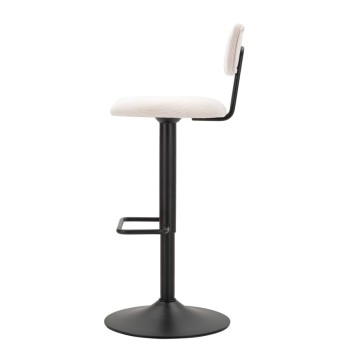 LIGHT WHITE BAR STOOL