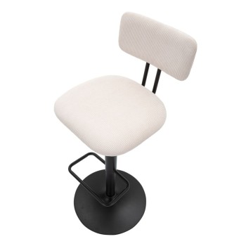 LIGHT WHITE BAR STOOL