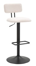 LIGHT WHITE BAR STOOL