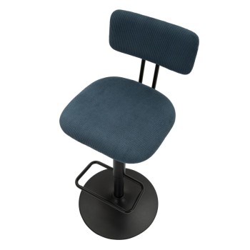 LIGHT NAVY BAR STOOL