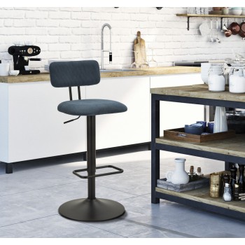 LIGHT NAVY BAR STOOL