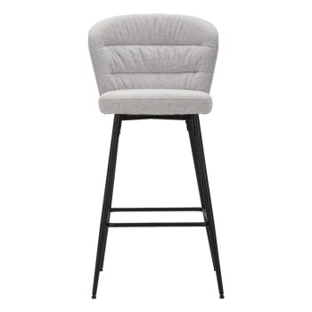 LOSANNA GRAY BAR STOOL SET OF 2 PCS