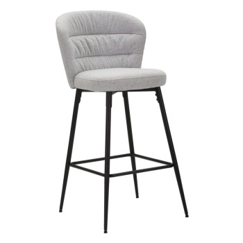 LOSANNA GRAY BAR STOOL SET OF 2 PCS