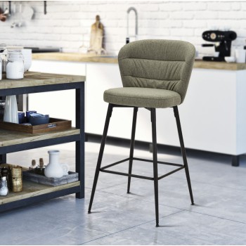 LOSANNA GREEN BAR STOOL SET OF 2 PCS