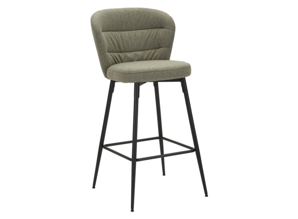 LOSANNA GREEN BAR STOOL SET OF 2 PCS