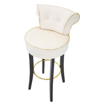 LUXY CREAM BAR STOOL