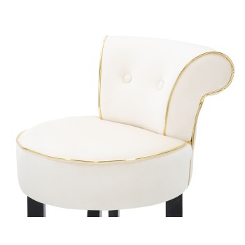 LUXY CREAM BAR STOOL