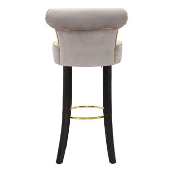 LUXY GRAY BAR STOOL