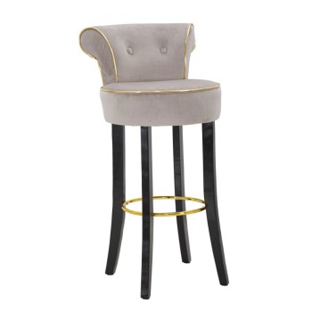 LUXY GRAY BAR STOOL